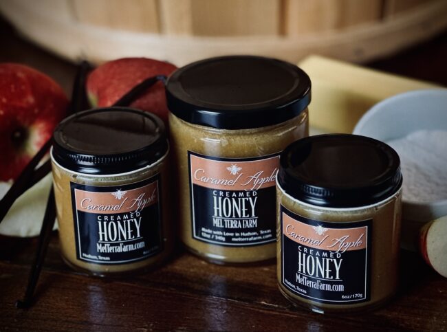Caramel Apple Creamed Honey