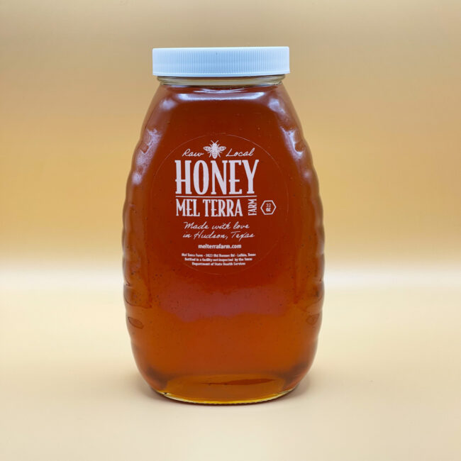 Raw Honey 32oz Queenline Jar Mel Terra Farm