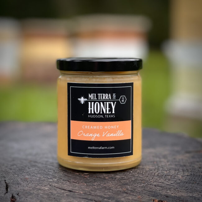 Orange Vanilla Creamed Honey